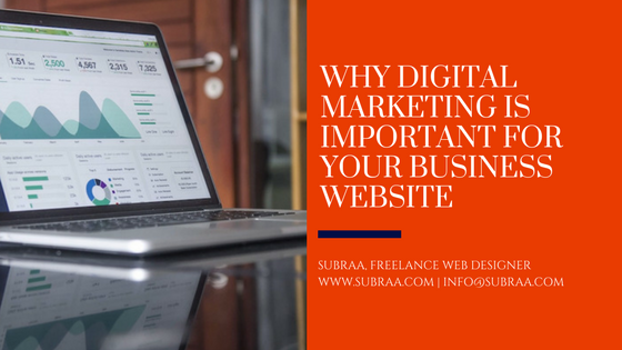 Why Digital Marketing is important for your Business Websites
